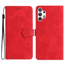 Load image into Gallery viewer, Flower Embossing Pattern Leather Phone Case, For Samsung Galaxy A22 5G, For Samsung Galaxy A23 5G, For Samsung Galaxy A23e / A23s, For Samsung Galaxy A32 4G, For Samsung Galaxy A32 5G, For Samsung Galaxy A33 5G, For Samsung Galaxy A34 5G               ...