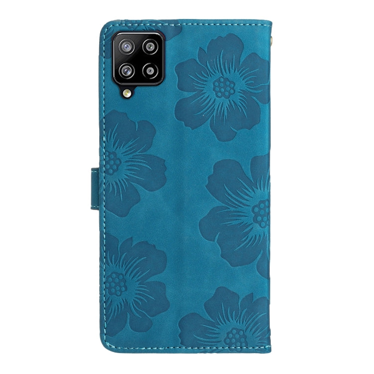 Flower Embossing Pattern Leather Phone Case, For Samsung Galaxy A42 5G, For Samsung Galaxy A50, For Samsung Galaxy A51 4G, For Samsung Galaxy A52 5G, For Samsung Galaxy A53 5G, For Samsung Galaxy A54 5G, For Samsung Galaxy A70, For Samsung Galaxy A71 4...