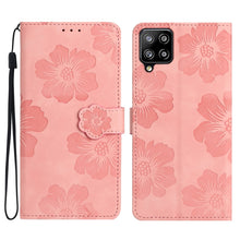 Load image into Gallery viewer, Flower Embossing Pattern Leather Phone Case, For Samsung Galaxy A42 5G, For Samsung Galaxy A50, For Samsung Galaxy A51 4G, For Samsung Galaxy A52 5G, For Samsung Galaxy A53 5G, For Samsung Galaxy A54 5G, For Samsung Galaxy A70, For Samsung Galaxy A71 4...