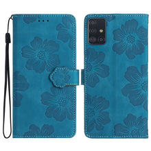 Load image into Gallery viewer, Flower Embossing Pattern Leather Phone Case, For Samsung Galaxy A42 5G, For Samsung Galaxy A50, For Samsung Galaxy A51 4G, For Samsung Galaxy A52 5G, For Samsung Galaxy A53 5G, For Samsung Galaxy A54 5G, For Samsung Galaxy A70, For Samsung Galaxy A71 4...