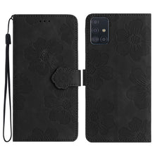 Load image into Gallery viewer, Flower Embossing Pattern Leather Phone Case, For Samsung Galaxy A42 5G, For Samsung Galaxy A50, For Samsung Galaxy A51 4G, For Samsung Galaxy A52 5G, For Samsung Galaxy A53 5G, For Samsung Galaxy A54 5G, For Samsung Galaxy A70, For Samsung Galaxy A71 4...