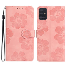 Load image into Gallery viewer, Flower Embossing Pattern Leather Phone Case, For Samsung Galaxy A42 5G, For Samsung Galaxy A50, For Samsung Galaxy A51 4G, For Samsung Galaxy A52 5G, For Samsung Galaxy A53 5G, For Samsung Galaxy A54 5G, For Samsung Galaxy A70, For Samsung Galaxy A71 4...