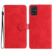 Load image into Gallery viewer, Flower Embossing Pattern Leather Phone Case, For Samsung Galaxy A42 5G, For Samsung Galaxy A50, For Samsung Galaxy A51 4G, For Samsung Galaxy A52 5G, For Samsung Galaxy A53 5G, For Samsung Galaxy A54 5G, For Samsung Galaxy A70, For Samsung Galaxy A71 4...