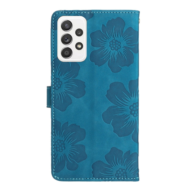 Flower Embossing Pattern Leather Phone Case