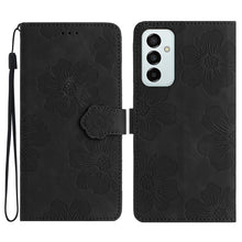 Load image into Gallery viewer, Flower Embossing Pattern Leather Phone Case