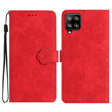Load image into Gallery viewer, Flower Embossing Pattern Leather Phone Case