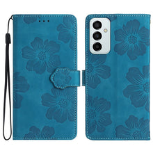 Load image into Gallery viewer, Flower Embossing Pattern Leather Phone Case