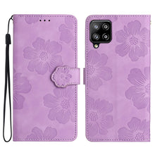 Load image into Gallery viewer, Flower Embossing Pattern Leather Phone Case