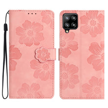 Load image into Gallery viewer, Flower Embossing Pattern Leather Phone Case