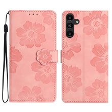 Load image into Gallery viewer, Flower Embossing Pattern Leather Phone Case, For Samsung Galaxy S24 Ultra 5G, For Samsung Galaxy A35 5G, For Samsung Galaxy A02s / F02s 164, For Samsung Galaxy A15, For Samsung Galaxy A25 5G, For Samsung Galaxy A02s EU, For Samsung Galaxy A05          ...