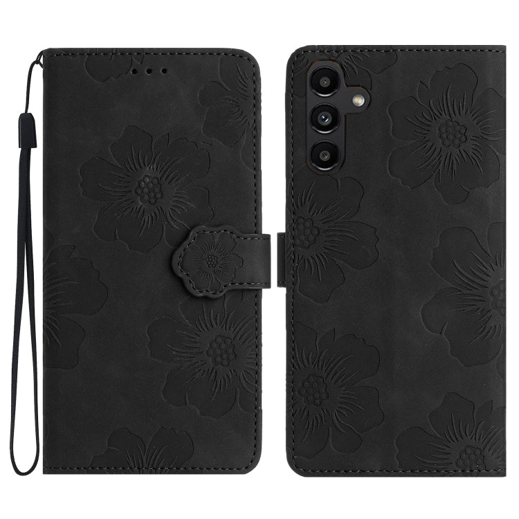 Flower Embossing Pattern Leather Phone Case, For Samsung Galaxy S24 Ultra 5G, For Samsung Galaxy A35 5G, For Samsung Galaxy A02s / F02s 164, For Samsung Galaxy A15, For Samsung Galaxy A25 5G, For Samsung Galaxy A02s EU, For Samsung Galaxy A05          ...