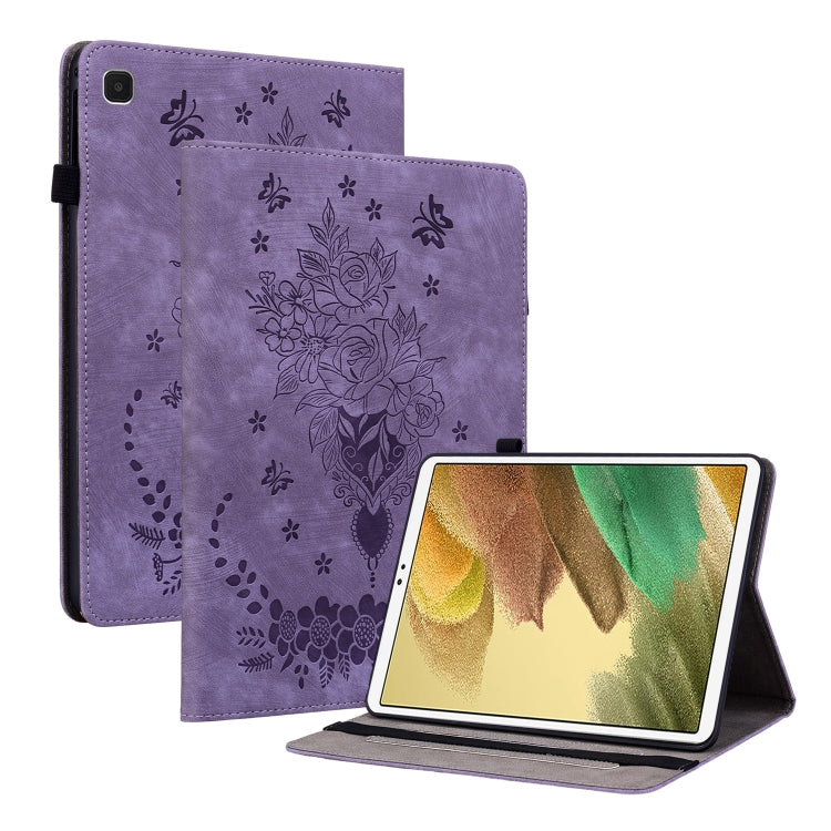 Butterfly Rose Embossed Leather Tablet Case, For Samsung Galaxy A7 Lite T220 / T225, For Samsung Galaxy Tab S5e/T720/T725, For Samsung Galaxy Tab A 10.1 2019 T510, For Samsung Galaxy Tab A 8.0 2019 T290, For Samsung Galaxy Tab S4 10.5 SM-T830          ...