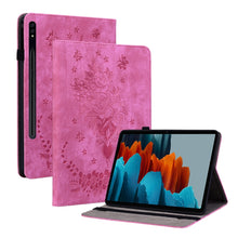 Load image into Gallery viewer, Butterfly Rose Embossed Leather Tablet Case, For Samsung Galaxy Tab S11, For Samsung Galaxy Tab А9+, For Samsung Galaxy Tab А9, For Samsung Galaxy Tab S9, For Samsung Galaxy Tab S9+, For Samsung Galaxy Tab S8+ / S7+ / S7 FE, For Samsung Galaxy Tab S7 /...