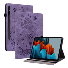 Load image into Gallery viewer, Butterfly Rose Embossed Leather Tablet Case, For Samsung Galaxy Tab S11, For Samsung Galaxy Tab А9+, For Samsung Galaxy Tab А9, For Samsung Galaxy Tab S9, For Samsung Galaxy Tab S9+, For Samsung Galaxy Tab S8+ / S7+ / S7 FE, For Samsung Galaxy Tab S7 /...