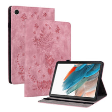 Load image into Gallery viewer, Butterfly Rose Embossed Leather Tablet Case, For Galaxy Tab S12+, For Samsung Galaxy Tab S11, For Samsung Galaxy Tab А9+, For Samsung Galaxy Tab А9, For Samsung Galaxy Tab S9, For Samsung Galaxy Tab S9+, For Samsung Galaxy Tab S8+ / S7+ / S7 FE        ...
