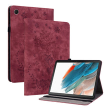 Load image into Gallery viewer, Butterfly Rose Embossed Leather Tablet Case, For Galaxy Tab S12+, For Samsung Galaxy Tab S11, For Samsung Galaxy Tab А9+, For Samsung Galaxy Tab А9, For Samsung Galaxy Tab S9, For Samsung Galaxy Tab S9+, For Samsung Galaxy Tab S8+ / S7+ / S7 FE        ...