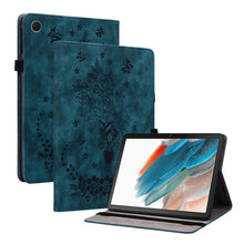 Load image into Gallery viewer, Butterfly Rose Embossed Leather Tablet Case, For Galaxy Tab S12+, For Samsung Galaxy Tab S11, For Samsung Galaxy Tab А9+, For Samsung Galaxy Tab А9, For Samsung Galaxy Tab S9, For Samsung Galaxy Tab S9+, For Samsung Galaxy Tab S8+ / S7+ / S7 FE        ...
