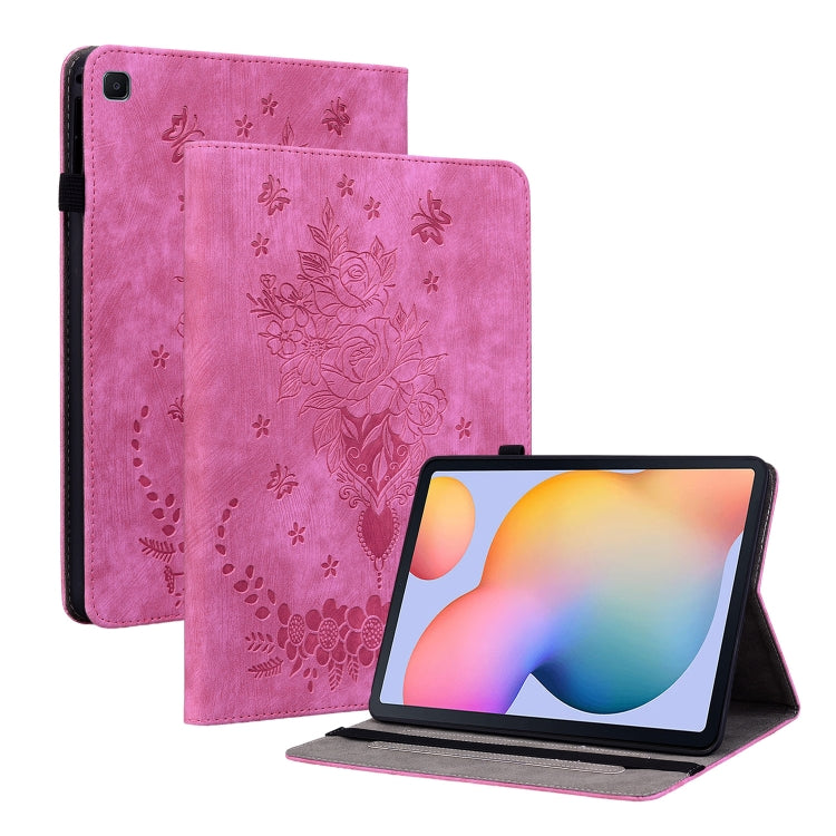 Butterfly Rose Embossed Leather Tablet Case, For Samsung Galaxy A7 Lite T220 / T225, For Samsung Galaxy Tab S5e/T720/T725, For Samsung Galaxy Tab A 10.1 2019 T510, For Samsung Galaxy Tab A 8.0 2019 T290, For Samsung Galaxy Tab S4 10.5 SM-T830          ...