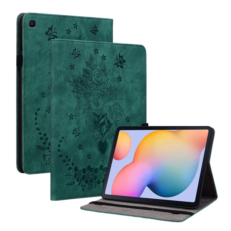 Butterfly Rose Embossed Leather Tablet Case, For Samsung Galaxy A7 Lite T220 / T225, For Samsung Galaxy Tab S5e/T720/T725, For Samsung Galaxy Tab A 10.1 2019 T510, For Samsung Galaxy Tab A 8.0 2019 T290, For Samsung Galaxy Tab S4 10.5 SM-T830          ...