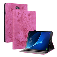 Load image into Gallery viewer, Butterfly Rose Embossed Leather Tablet Case