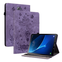Load image into Gallery viewer, Butterfly Rose Embossed Leather Tablet Case