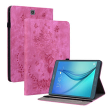 Load image into Gallery viewer, Butterfly Rose Embossed Leather Tablet Case