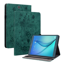 Load image into Gallery viewer, Butterfly Rose Embossed Leather Tablet Case
