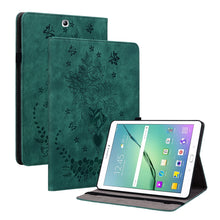 Load image into Gallery viewer, Butterfly Rose Embossed Leather Tablet Case