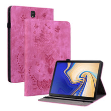 Load image into Gallery viewer, Butterfly Rose Embossed Leather Tablet Case