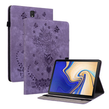 Load image into Gallery viewer, Butterfly Rose Embossed Leather Tablet Case
