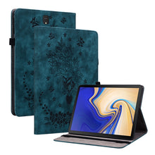 Load image into Gallery viewer, Butterfly Rose Embossed Leather Tablet Case