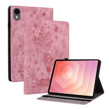 Load image into Gallery viewer, Butterfly Rose Embossed Leather Tablet Case, For Galaxy Tab S12+, For Samsung Galaxy Tab S11, For Samsung Galaxy Tab А9+, For Samsung Galaxy Tab А9, For Samsung Galaxy Tab S9, For Samsung Galaxy Tab S9+, For Samsung Galaxy Tab S8+ / S7+ / S7 FE        ...