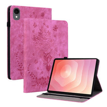 Load image into Gallery viewer, Butterfly Rose Embossed Leather Tablet Case, For Galaxy Tab S12+, For Samsung Galaxy Tab S11, For Samsung Galaxy Tab А9+, For Samsung Galaxy Tab А9, For Samsung Galaxy Tab S9, For Samsung Galaxy Tab S9+, For Samsung Galaxy Tab S8+ / S7+ / S7 FE        ...