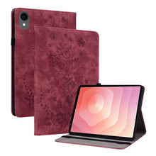 Load image into Gallery viewer, Butterfly Rose Embossed Leather Tablet Case, For Galaxy Tab S12+, For Samsung Galaxy Tab S11, For Samsung Galaxy Tab А9+, For Samsung Galaxy Tab А9, For Samsung Galaxy Tab S9, For Samsung Galaxy Tab S9+, For Samsung Galaxy Tab S8+ / S7+ / S7 FE        ...