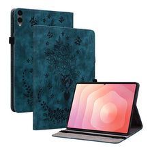 Load image into Gallery viewer, Butterfly Rose Embossed Leather Tablet Case, For Galaxy Tab S12+, For Samsung Galaxy Tab S11, For Samsung Galaxy Tab А9+, For Samsung Galaxy Tab А9, For Samsung Galaxy Tab S9, For Samsung Galaxy Tab S9+, For Samsung Galaxy Tab S8+ / S7+ / S7 FE        ...