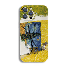 Load image into Gallery viewer, Precise Hole Oil Painting Pattern PC Phone Case, For iPhone 15 Pro Max, For iPhone 15 Pro, For iPhone 15 Plus, For iPhone 15, For iPhone 14 Plus