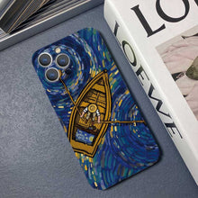 Load image into Gallery viewer, Precise Hole Oil Painting Pattern PC Phone Case, For iPhone 15 Pro Max, For iPhone 15 Pro, For iPhone 15 Plus, For iPhone 15, For iPhone 14 Plus