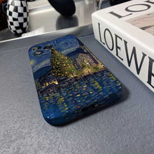 Load image into Gallery viewer, Precise Hole Oil Painting Pattern PC Phone Case, For iPhone 15 Pro Max, For iPhone 15 Pro, For iPhone 15 Plus, For iPhone 15, For iPhone 14 Plus