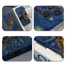 Load image into Gallery viewer, Precise Hole Oil Painting Pattern PC Phone Case, For iPhone 15 Pro Max, For iPhone 15 Pro, For iPhone 15 Plus, For iPhone 15, For iPhone 14 Plus