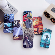 Load image into Gallery viewer, Precise Hole Oil Painting Pattern PC Phone Case, For iPhone XS Max, For iPhone XR