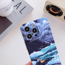 Load image into Gallery viewer, Precise Hole Oil Painting Pattern PC Phone Case, For iPhone XS Max, For iPhone XR