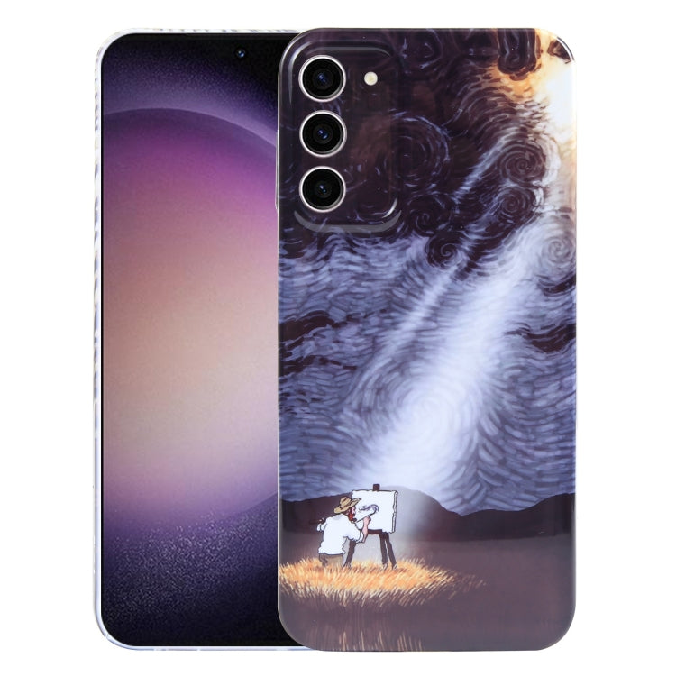 Precise Hole Oil Painting Pattern PC Phone Case