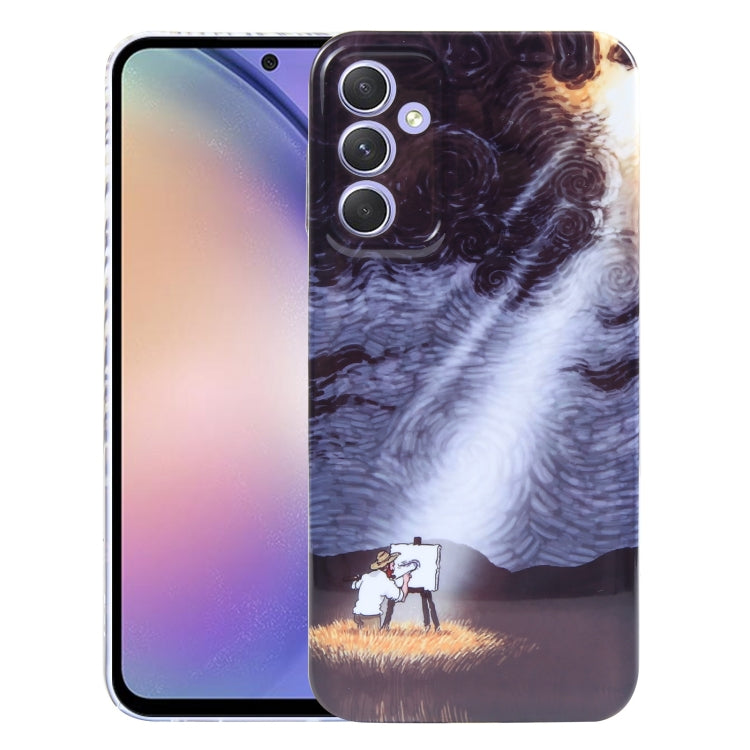 Precise Hole Oil Painting Pattern PC Phone Case