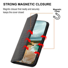 Load image into Gallery viewer, Cubic Grid Calf Texture Magnetic Leather Phone Case, For Samsung Galaxy M54 5G