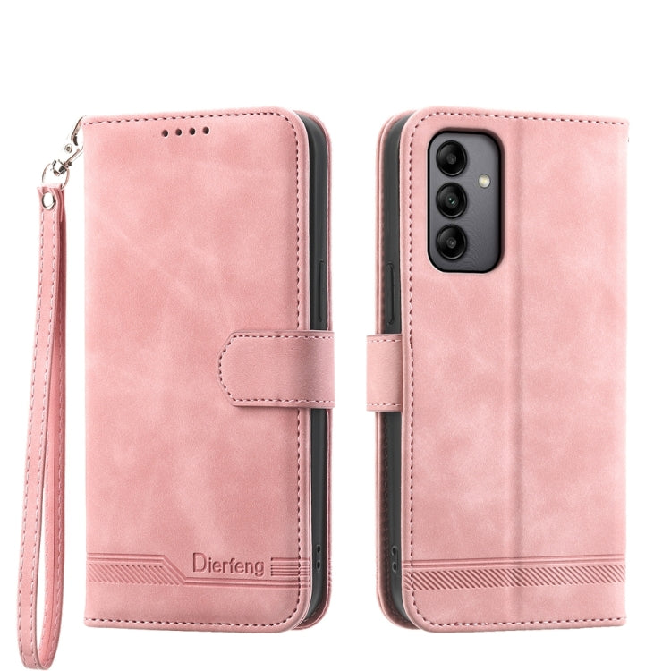 Dierfeng Dream Line TPU + PU Leather Phone Case, For Samsung Galaxy A15, For Samsung Galaxy A05, For Samsung Galaxy A05s, For Samsung Galaxy A25 5G Global, For Samsung Galaxy M54 5G, For Samsung Galaxy M62