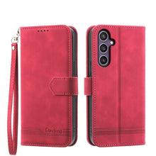 Load image into Gallery viewer, Dierfeng Dream Line TPU + PU Leather Phone Case, For Samsung Galaxy M55, For Samsung Galaxy M15 5G / F15 5G, For Samsung Galaxy Xcover 7, For Samsung Galaxy A55, For Samsung Galaxy A35, For Samsung Galaxy S24 Ultra 5G, For Samsung Galaxy S24+ 5G       ...
