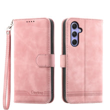 Load image into Gallery viewer, Dierfeng Dream Line TPU + PU Leather Phone Case, For Samsung Galaxy M55, For Samsung Galaxy M15 5G / F15 5G, For Samsung Galaxy Xcover 7, For Samsung Galaxy A55, For Samsung Galaxy A35, For Samsung Galaxy S24 Ultra 5G, For Samsung Galaxy S24+ 5G       ...