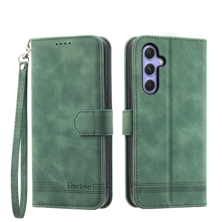 Dierfeng Dream Line TPU + PU Leather Phone Case, For Samsung Galaxy M55, For Samsung Galaxy M15 5G / F15 5G, For Samsung Galaxy Xcover 7, For Samsung Galaxy A55, For Samsung Galaxy A35, For Samsung Galaxy S24 Ultra 5G, For Samsung Galaxy S24+ 5G       ...