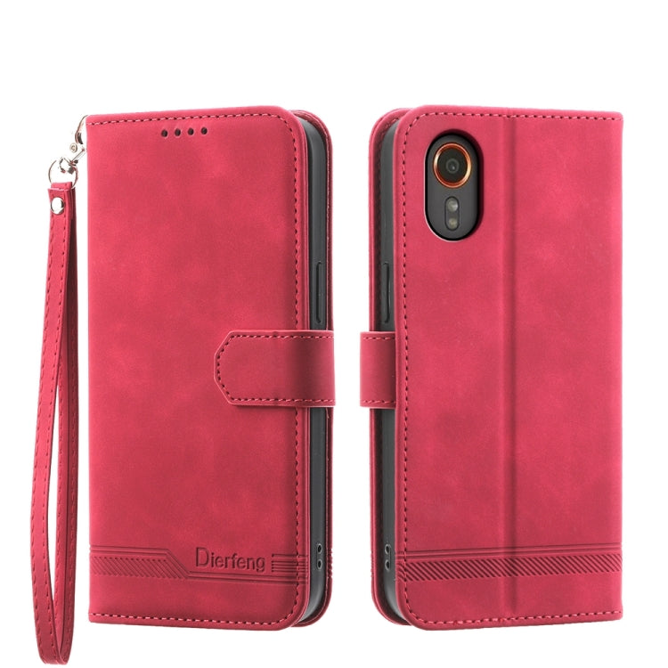 Dierfeng Dream Line TPU + PU Leather Phone Case, For Samsung Galaxy M55, For Samsung Galaxy M15 5G / F15 5G, For Samsung Galaxy Xcover 7, For Samsung Galaxy A55, For Samsung Galaxy A35, For Samsung Galaxy S24 Ultra 5G, For Samsung Galaxy S24+ 5G       ...