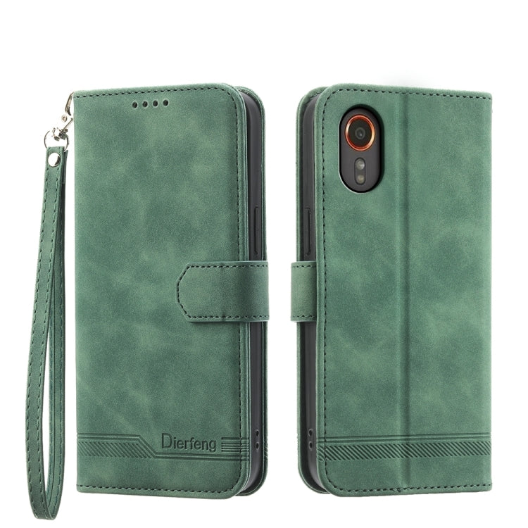 Dierfeng Dream Line TPU + PU Leather Phone Case, For Samsung Galaxy M55, For Samsung Galaxy M15 5G / F15 5G, For Samsung Galaxy Xcover 7, For Samsung Galaxy A55, For Samsung Galaxy A35, For Samsung Galaxy S24 Ultra 5G, For Samsung Galaxy S24+ 5G       ...